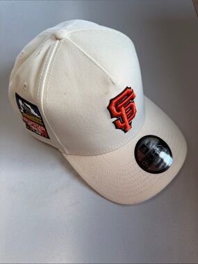 NEW ERA Men's San Francisco Giants 2007 All Star Game 9FORTY Chrome White Hat